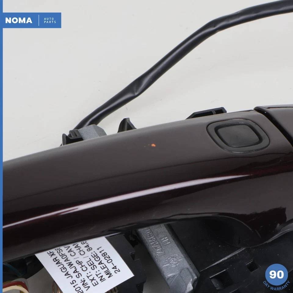 09-15 Jaguar XF XFR X250 manija de puerta exterior trasera izquierda con entrada pasiva CHP OEM Foto 4 de 4