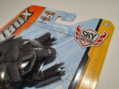 Matchbox THE BAT Dark Knight Movie Batman Batwing MBX Sky Busters -Worn Card - Picture 4 of 24