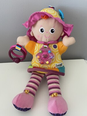 Tomy Lamaze My Friend Emily Clip & Go Baby Doll Toy Crinkles and Rattles OT 