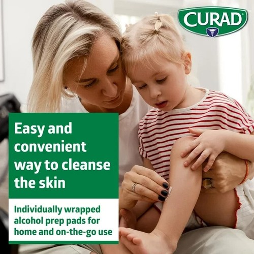 1600 Count Curad Sterile Alcohol Prep Pads Medium 2-Ply Topical Antiseptic 4x400 - Picture 9 of 24