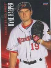 2021 Rochester Red Wings Ryne Harper Washington Nationals