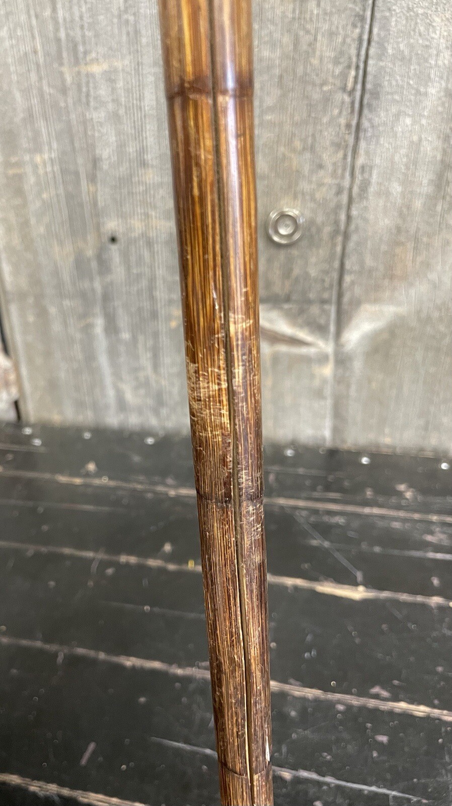 Antique Lavish Wooden Gentlemans Cane Walking Stick W… - Gem