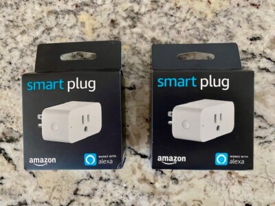Amazon Smart Plug - 2 Piece Bundle - Works With Alexa Brand NEW, Factory Sealed!