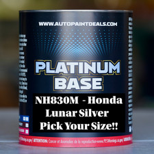 Honda Nh830m Lunar Silver Metallic Urethane Basecoat Paint Pick Your Size