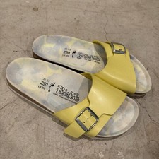 Sandalo Birkenstock Birki’s Catalina giallo cinturino lucido slide Madrid Eu 39 Us 8