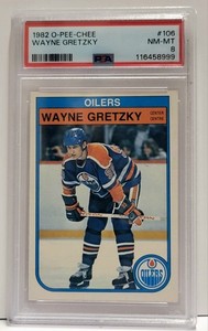 1982-83 O-Pee-Chee #106 Wayne Gretzky PSA 8