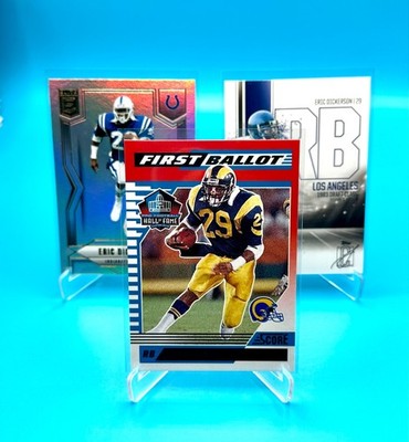  Eric Dickerson Lot! Elite Refractor + Hall of Fame First Ballot!  