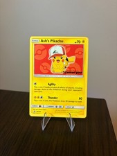 Pokémon Ash's Pikachu SM109 Promo Holo 2017 English SM Set Pokémon TCG Card on eBay