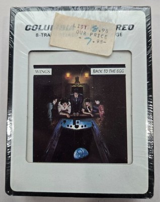 Paul McCartney - Back to Egg 8 Track Tape (Columbia Record Club. Sealed. 1979)
