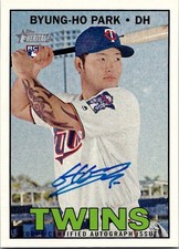 2016 Topps Heritage BYUNG-HO PARK ROOKIE Minnesota Twins AUTO MINT