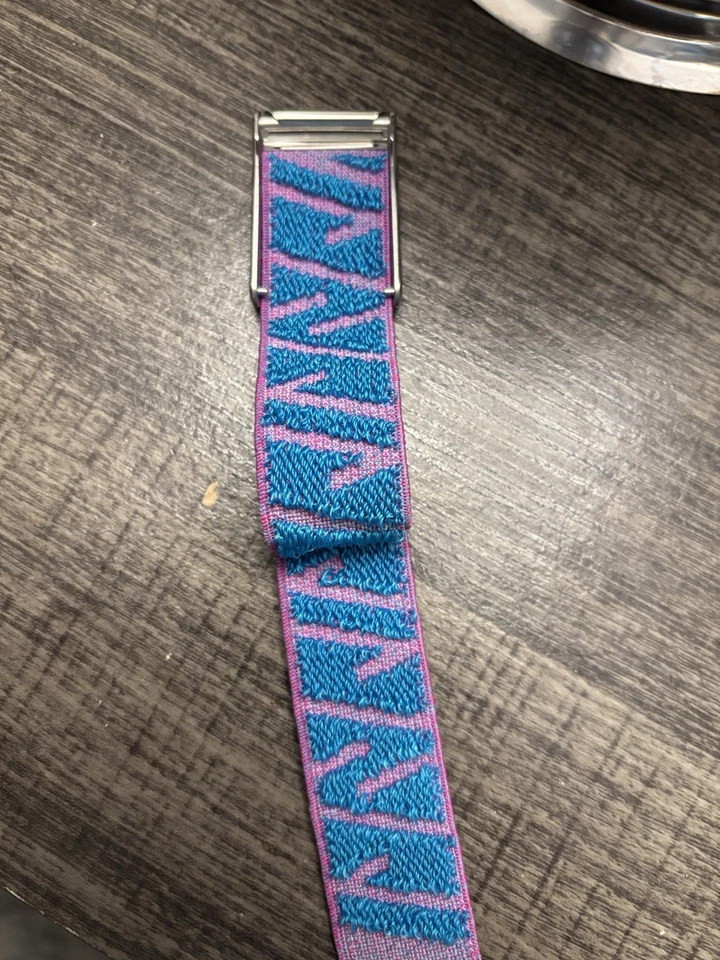 Новый Whoop MG/5.0 Luxe группы - розовый с синим - блестящий серебряный застежки/крючок - логотип - Изображение 3 из 4