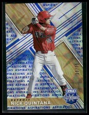 2019 Panini Elite Extra Edition #47 Nick Quintana Aspirations Blue #/75