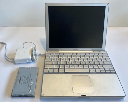 12” PowerBook G4 w/ power supply battery 867MHz 1.12GB RAM 37GB HD Apple