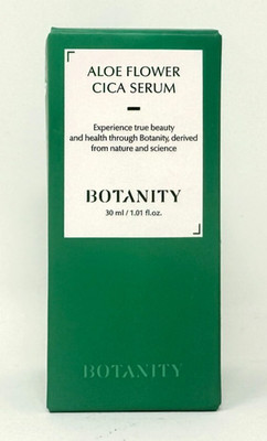 BOTANITY Aloe Flower Cica Serum 30ml (1.01 oz) Korean Skincare EXP: 3/2027