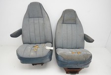 1981-1993 Dodge Ramcharger Front Bucket Seat Set W Tracks Brackets.