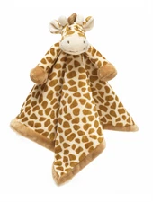 Teddykompaniet Diinglisar Giraffe Plush Fleece Baby Blanket Snuggler, 13"