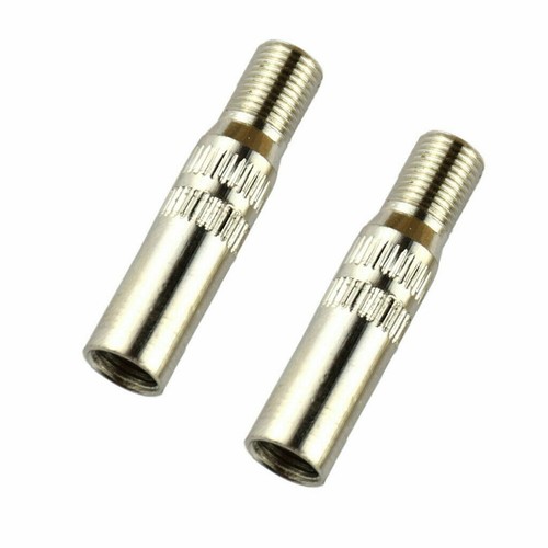 Tire Valve Stem Extensions Chrome Plated Brass for Cars and Bikes 2 Pack - Picture 5 of 7