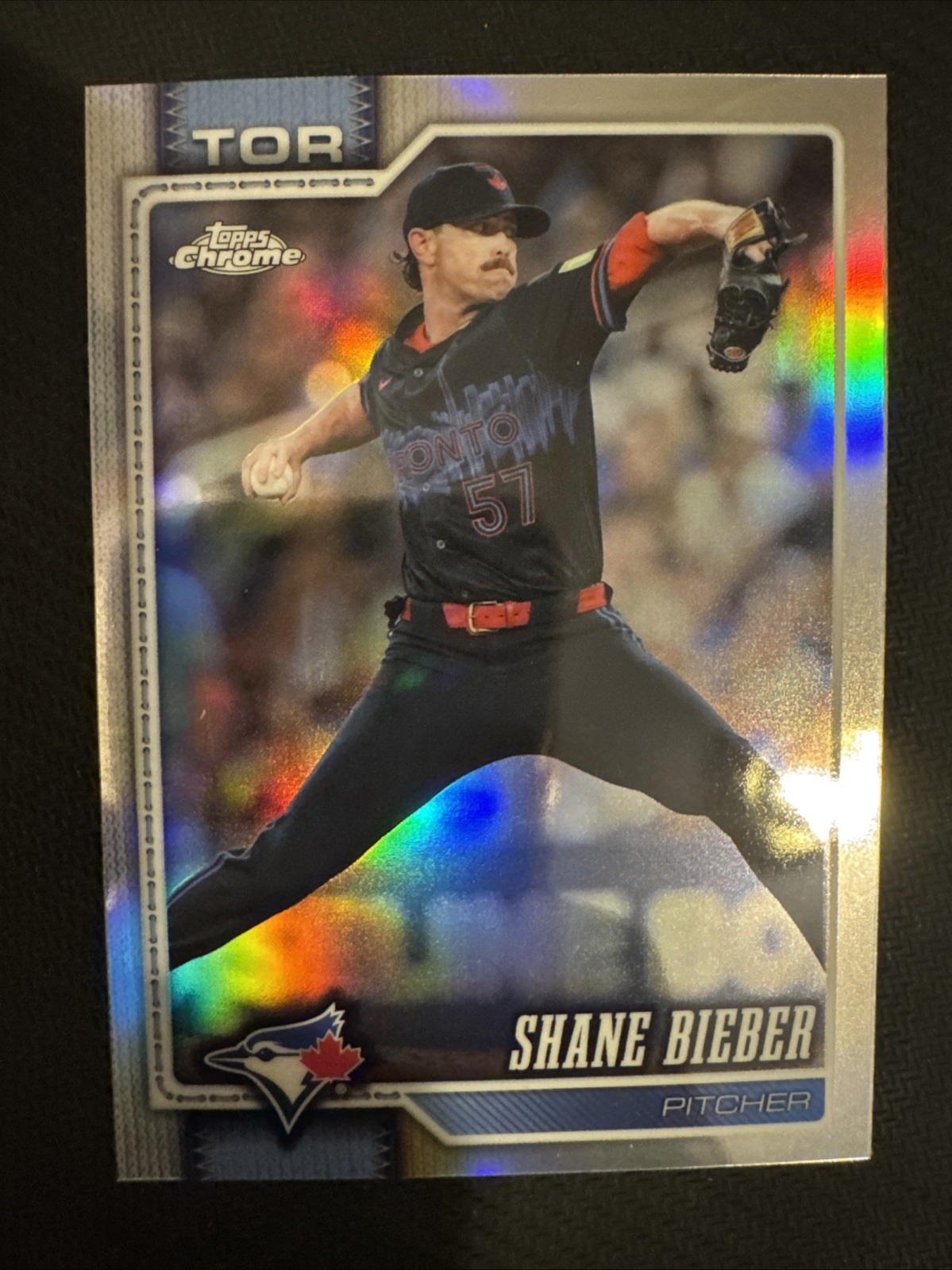 Shane Bieber 2026 Topps Chrome Refractor #21
