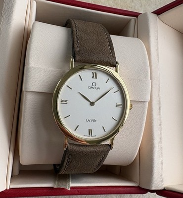 OMEGA De Ville 195.0075 | Rare  Ivory Dial  | with Box | 32mm | Quarz Cal. 1378