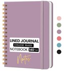 Lined Spiral Journal Notebook, A5 College Ruled Notebook for Journaling, Note-Ta