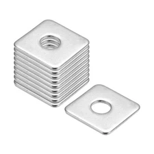 20pcs Square Washer M8 Stainless Steel Plate Washers Flat Pad Spacer Gasket