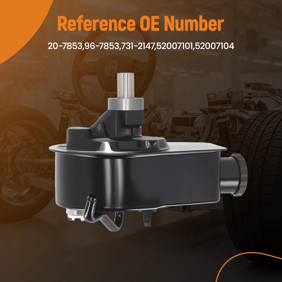 Front Power Steering Pump for Dodge B150/B1500 3.9L 1992-1996 96-7853 - Image 2 of 4