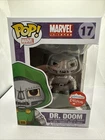 Funko Pop! Marvel Universe DR DOOM Gray FUGITIVE TOYS 2014 Mint W/HARD STACK