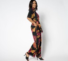 Women with Control Women's Plus Sz Dress 1X Regular Mesh Multi-colored A652831