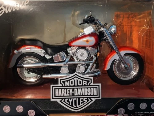 Mattel 26132 Fatboy Harley Davidson Motorcycle for Barbie Fair Condition Box