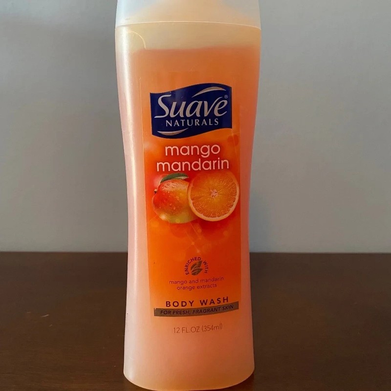 Suave Naturals Mango Mandarin Orange Hydrating Body Wash 12 oz 1 Bottle New