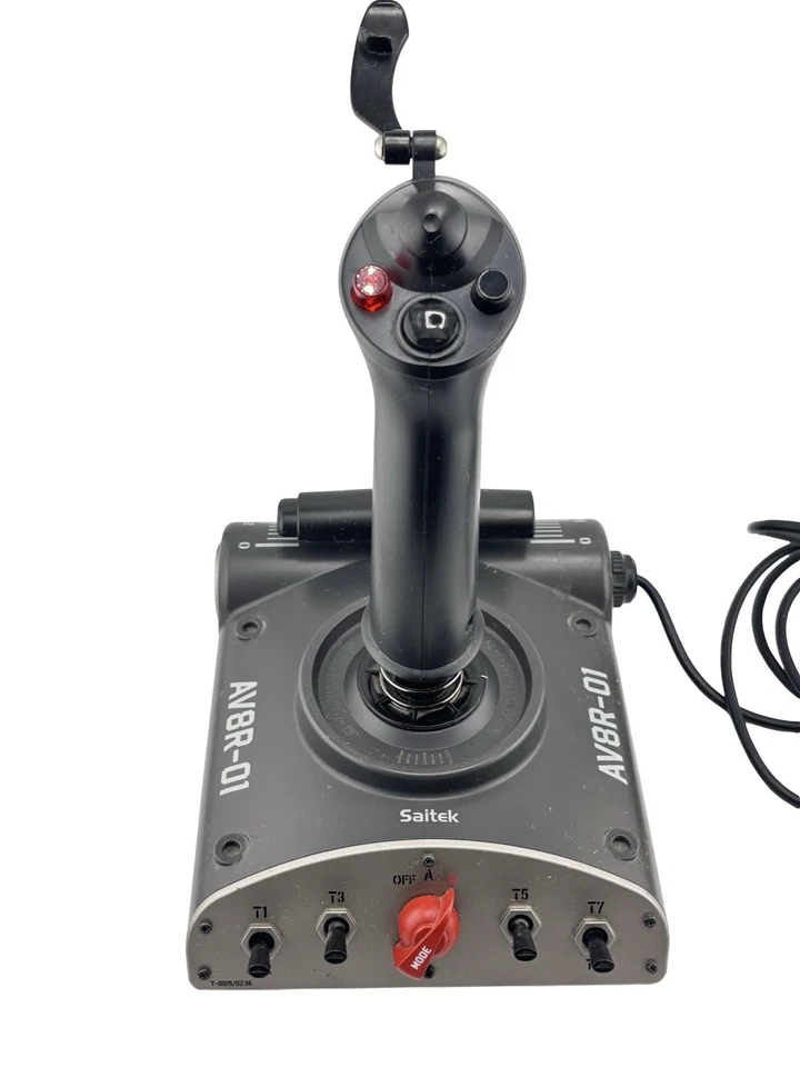 Saitek 2013 AV8R-01 USB Joystick Flight Stick para PC e Mac USB - Imagem 3 de 4