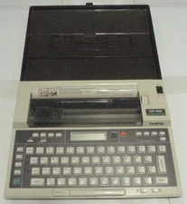 Brother EP-20 Portable Word Processor w/Cover & Ribbon- Vintage - TESTED