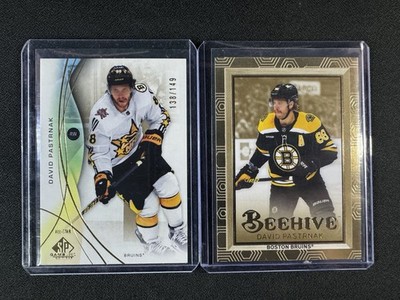 DAVID PASTRNAK 2024-25 SP GAME USED GOLD /149 #157 + BEEHIVE GOLD