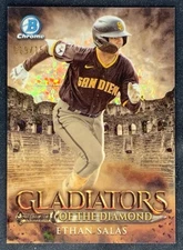 2024 Bowman Chrome ETHAN SALAS Gladiators of the Diamond Mini Diamond /150 GEM