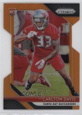2018 Panini Prizm Rookie Orange Prizm 92/249 Carlton Davis #260 13c1