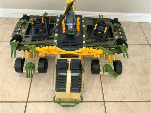 The GENERAL Vintage 1990 G I Joe Mobile Strike Headquarters w/ Helicopter FK