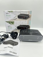 Groov-E Rise - Digital Alarm Clock with FM Radio, LCD Display 