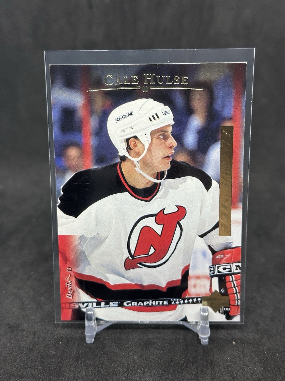 Cale Hulse 1995-96 Upper Deck Electric Ice Gold Parallel #437 Devils