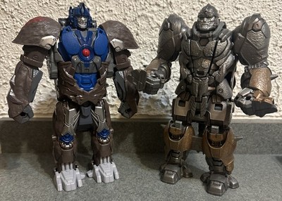 Transformers Rise of the Beasts Smash Changer Optimus Primal & Rhinox Read