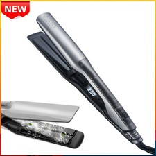 Profi Dampf Haarglätter Haar Straightener Keramik Glätteisen Haarglätteisen Grau