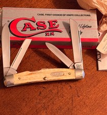 Case XX SC64052 SS 1993 MCMXCIII Congress Second Cut Bone Pocket Knife wbox
