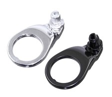 F R Alloy Threaded Front Cable Hanger 1-1/8  w/ Adjuster   Silver or Black.