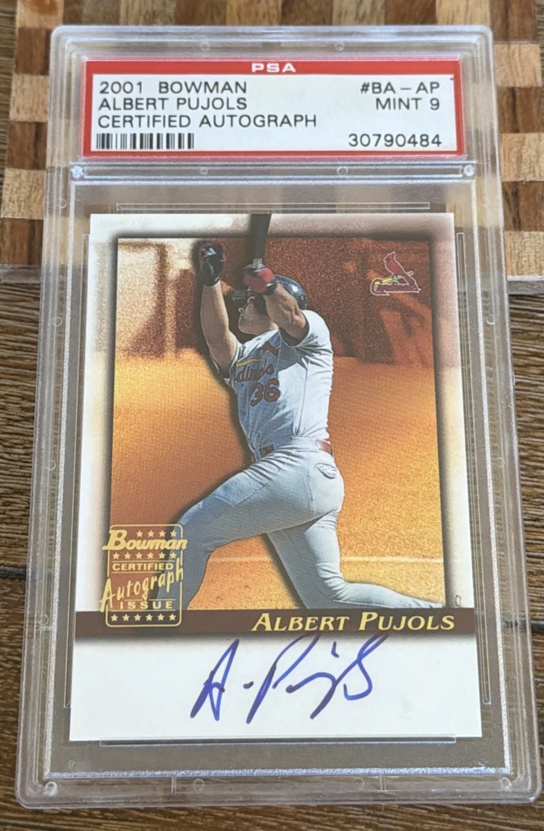 2001 bowman  pujols レア 2001 Bowman - Albert Pujols #BA-AP for sale | eBay