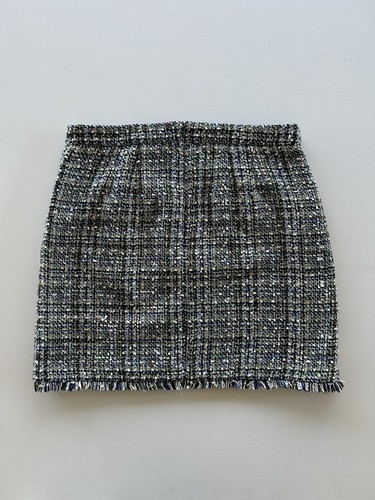 Ann Taylor Shimmer Fringe Tweed A-Line Pocket Skirt Women’s Size 14 NEW NWT - Picture 4 of 19