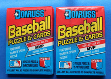 1989 DONRUSS BASEBALL TWO PACK LOT