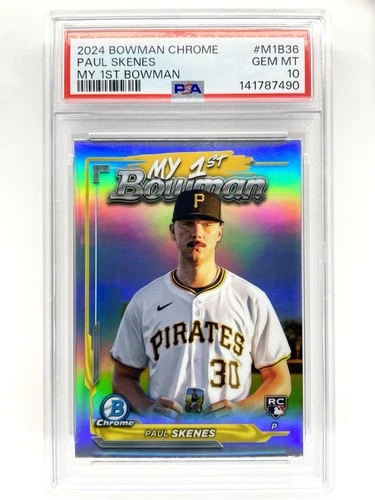 2024 Bowman Chrome My 1st Bowman #M1B36 Paul Skenes Rookie (RC) PSA 10
