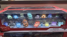 Disney Parks Cars Mega Figurine 17 Pc Set New Lightning McQueen Mater