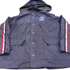 Vintage 90s Blauer USPS Mail Carrier Parrka Jacket L Gorpcore Streetwear