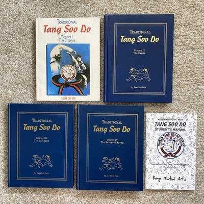 Tang Soo Do Volumes 1-4 First Edition + Student's Manual Jae Chul Shin Hardcover