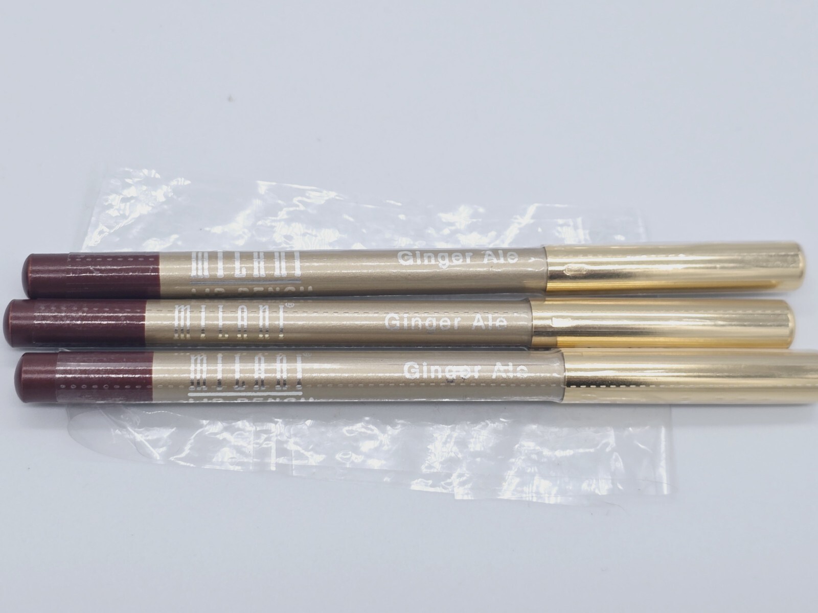 Milani Lip Pencil Liner Ginger Ale Lot Of 3 Sealed
